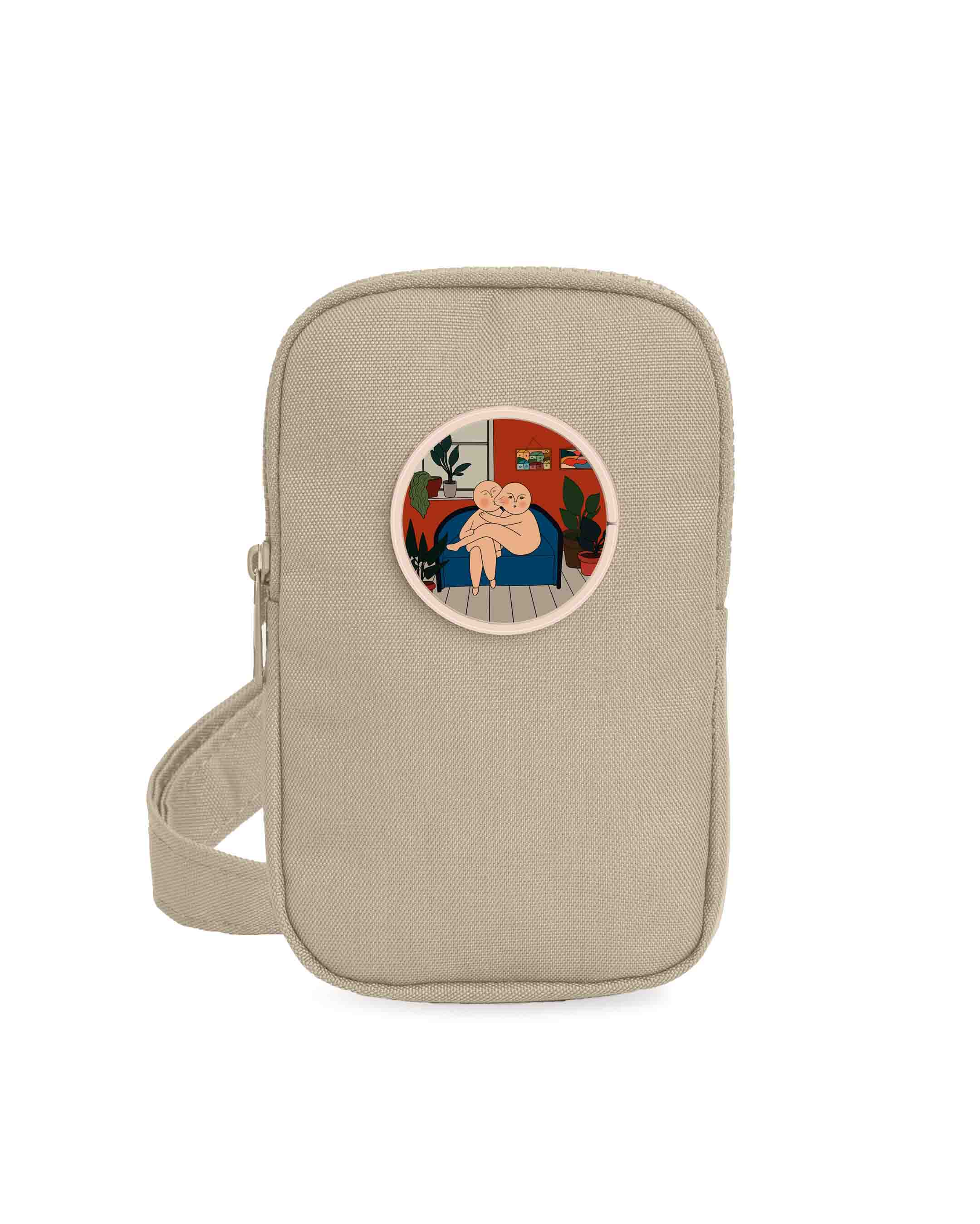 Tugi Telefon Çantası - Krem