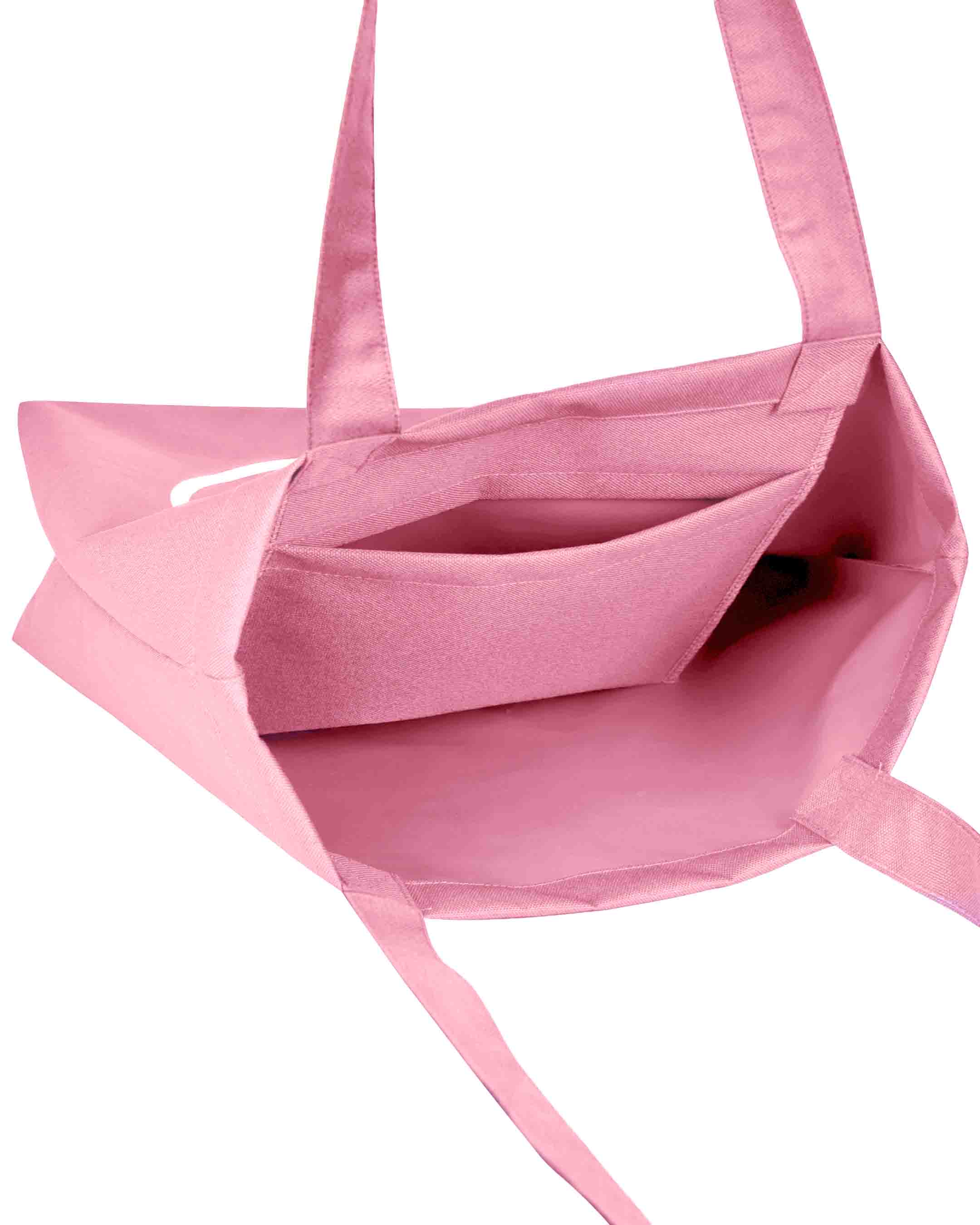 Yota Medium Tote Bag - Pembe (Sıfır atık)