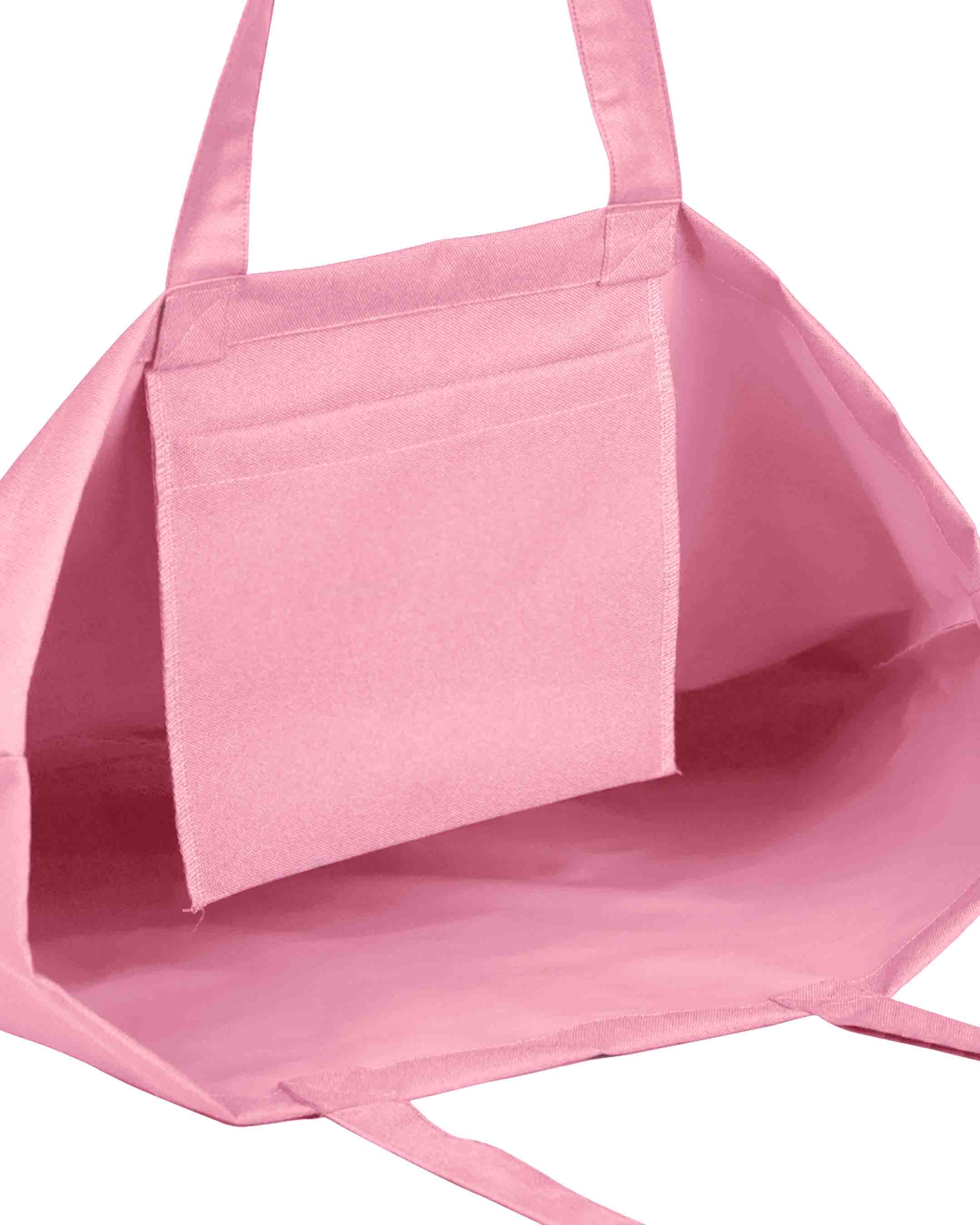 Yota XXL Tote Bag - Pembe (Sıfır atık)