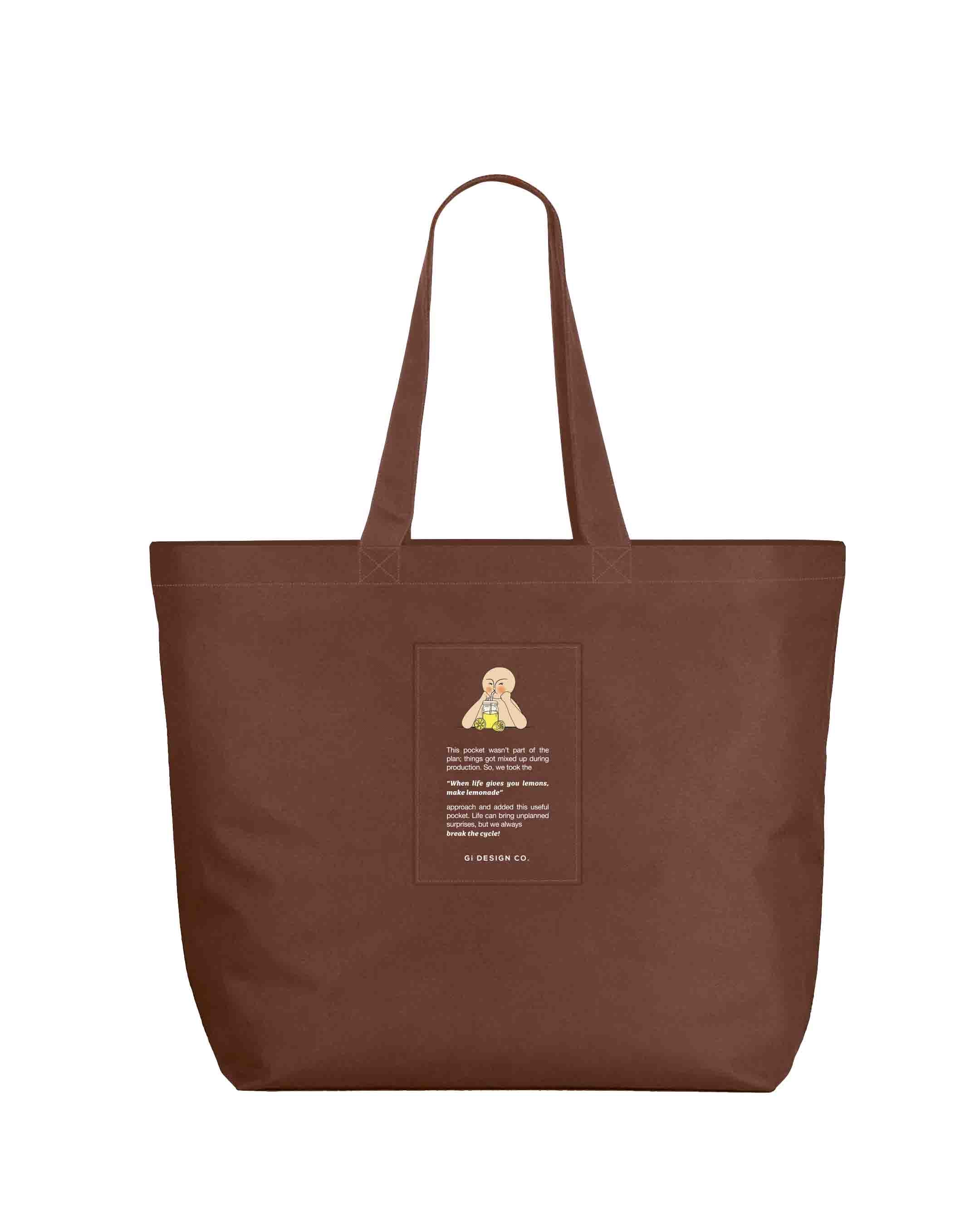 Yota XXL Tote Bag - Kahve