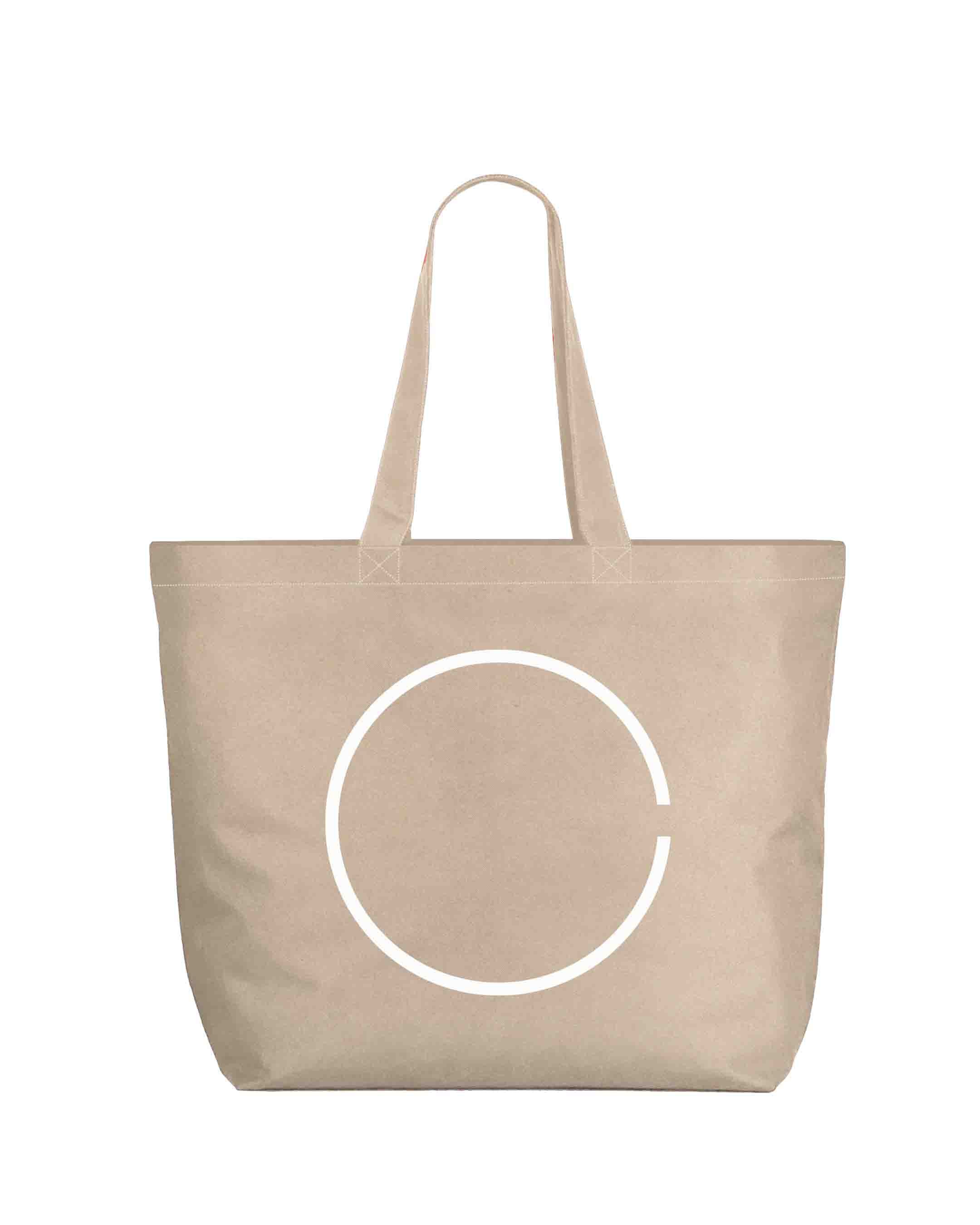 Yota XXL Tote Bag - Krem
