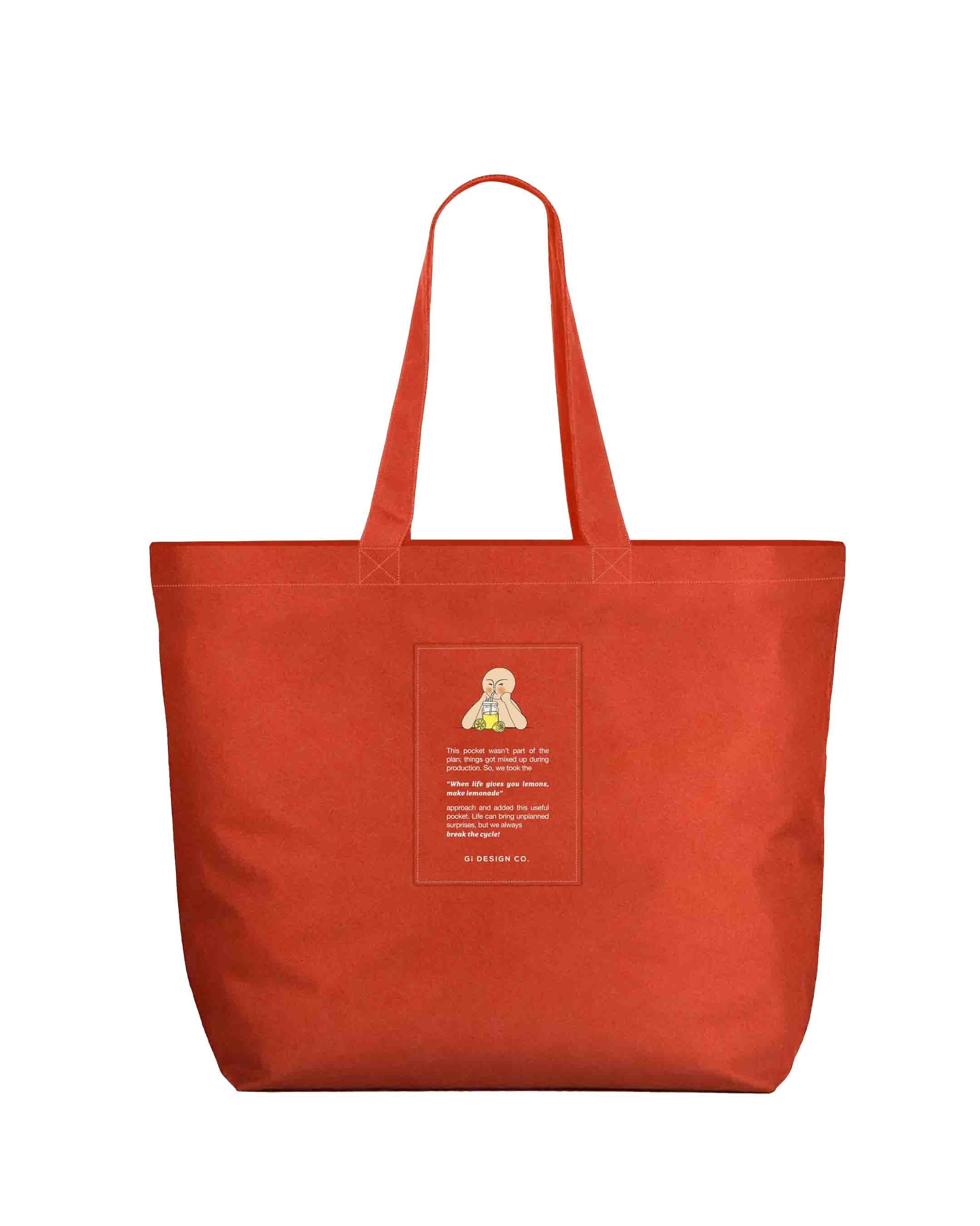 Yota XXL Tote Bag - Turuncu