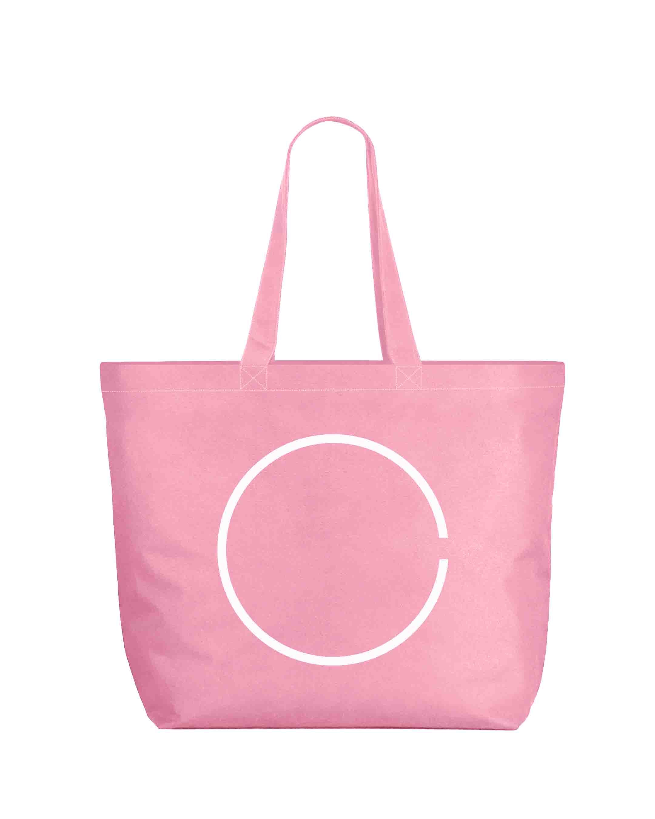 Yota XXL Tote Bag - Pembe (Sıfır atık)