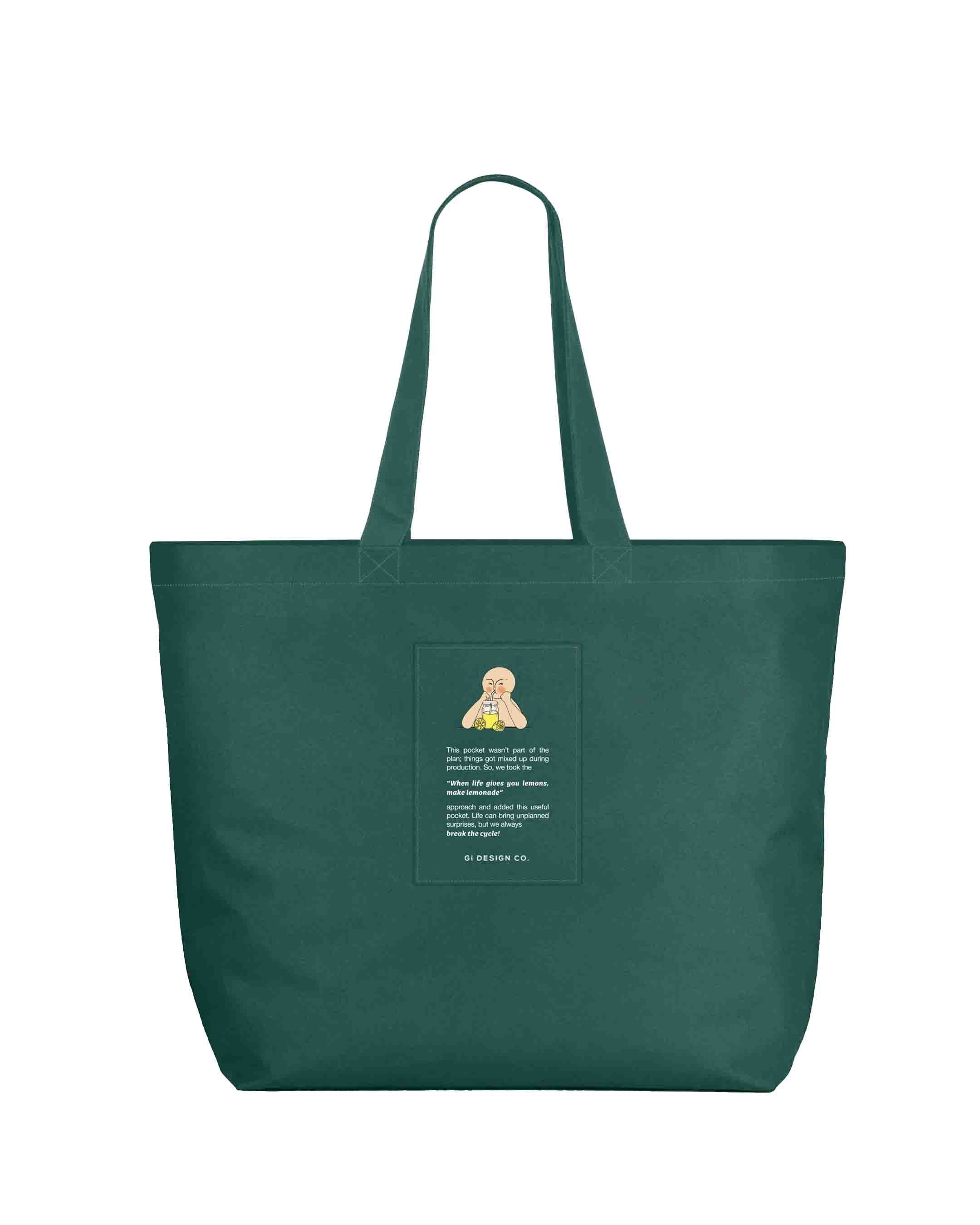 Yota XXL Tote Bag - Yeşil