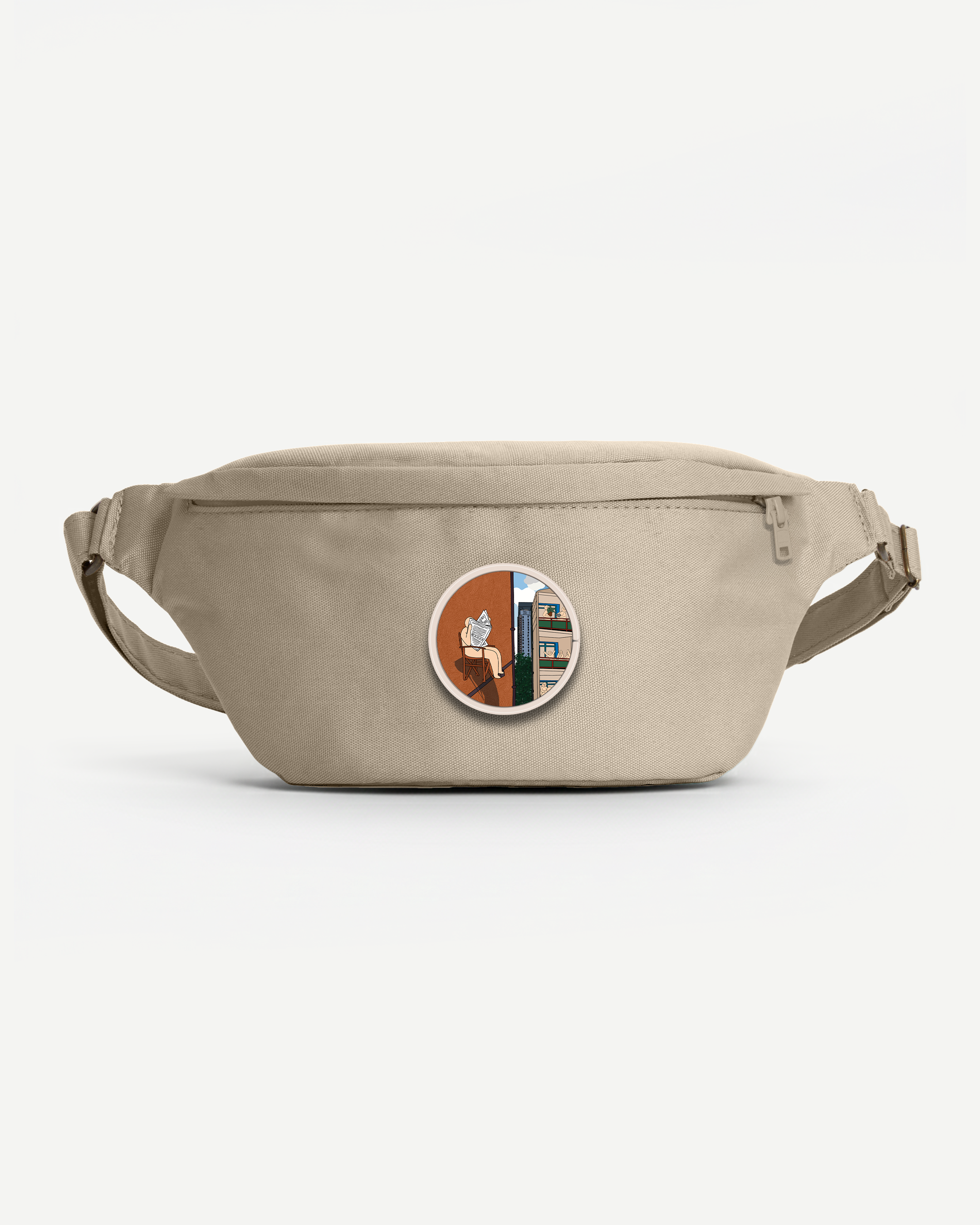 Mery Bel Çantası - Krem