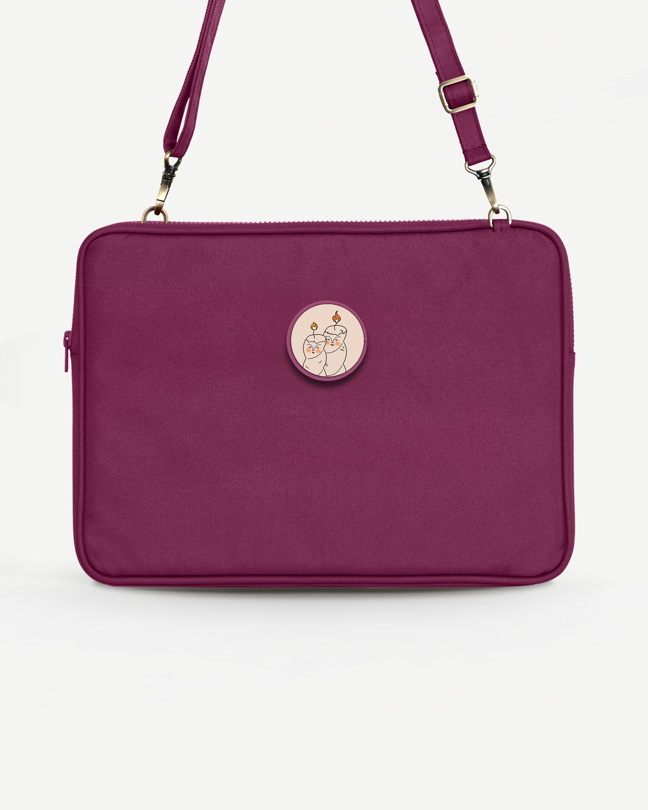 Runo 14" Laptop Çantası - Bordo