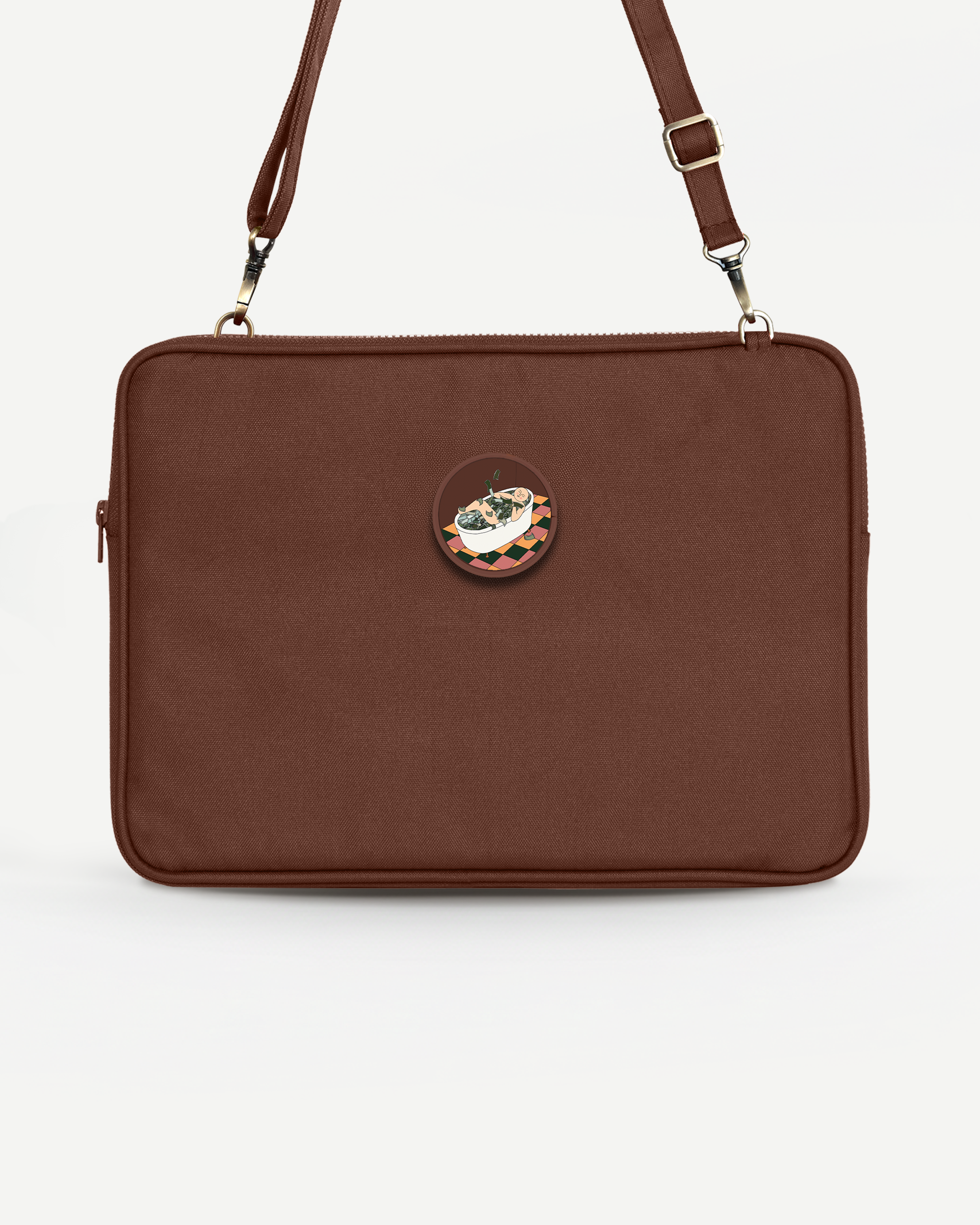 Runo 14" Laptop Çantası - Kahve