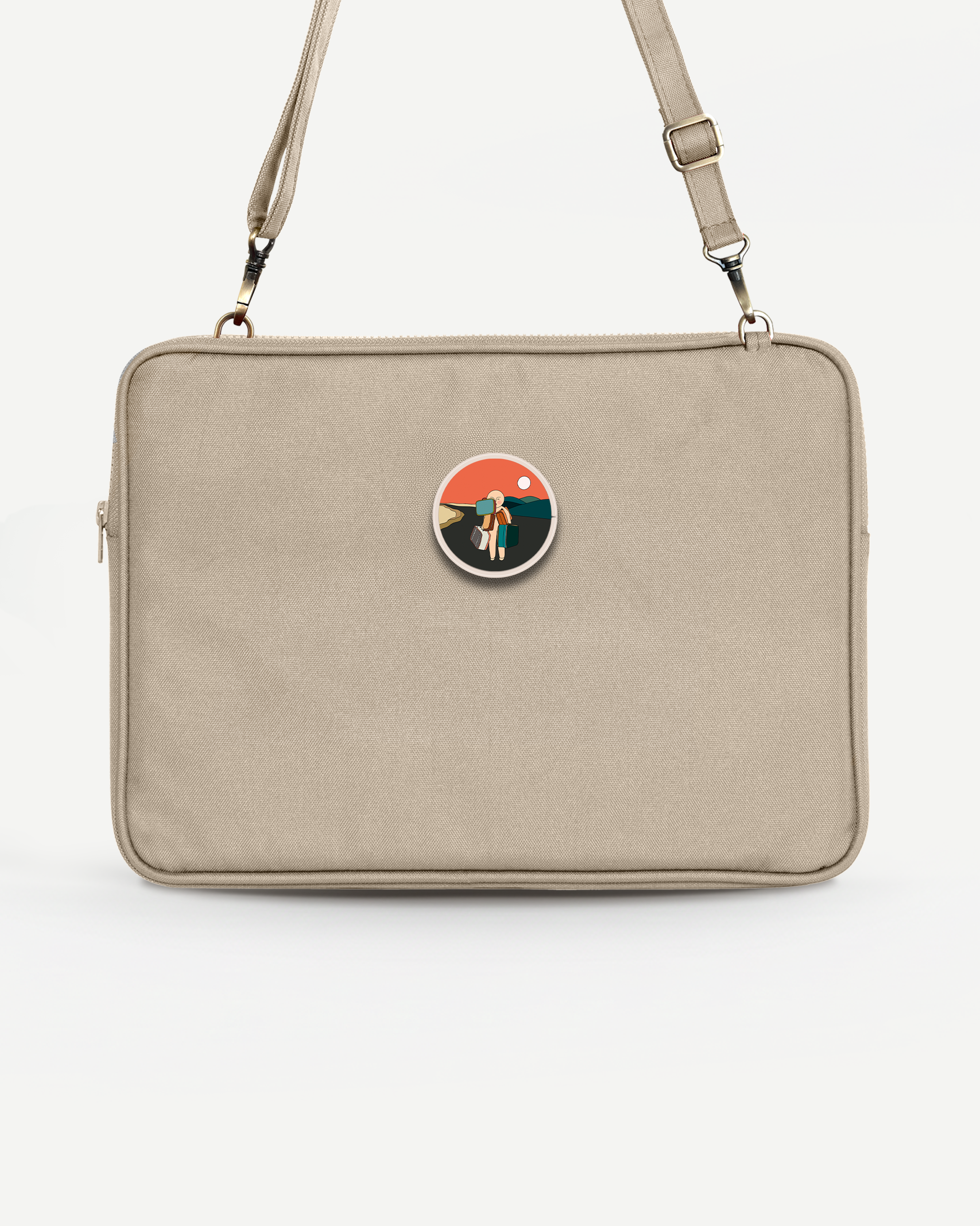 Runo 14" Laptop Çantası - Krem