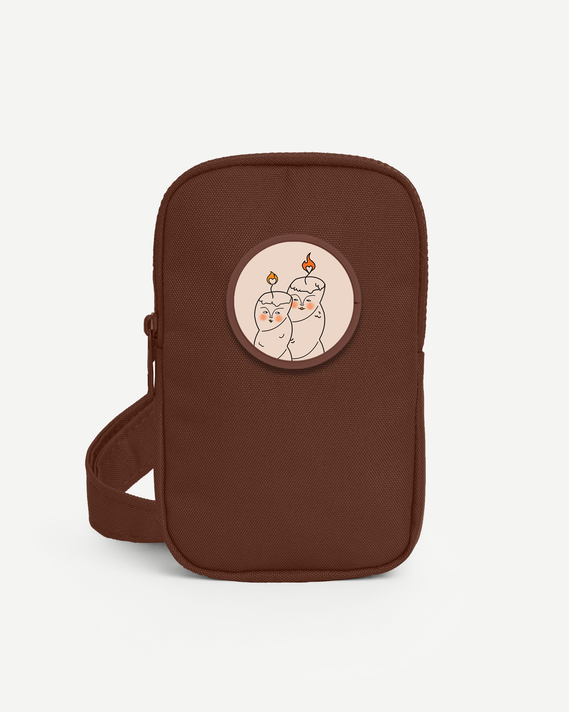 Tugi Telefon Çantası - Kahve