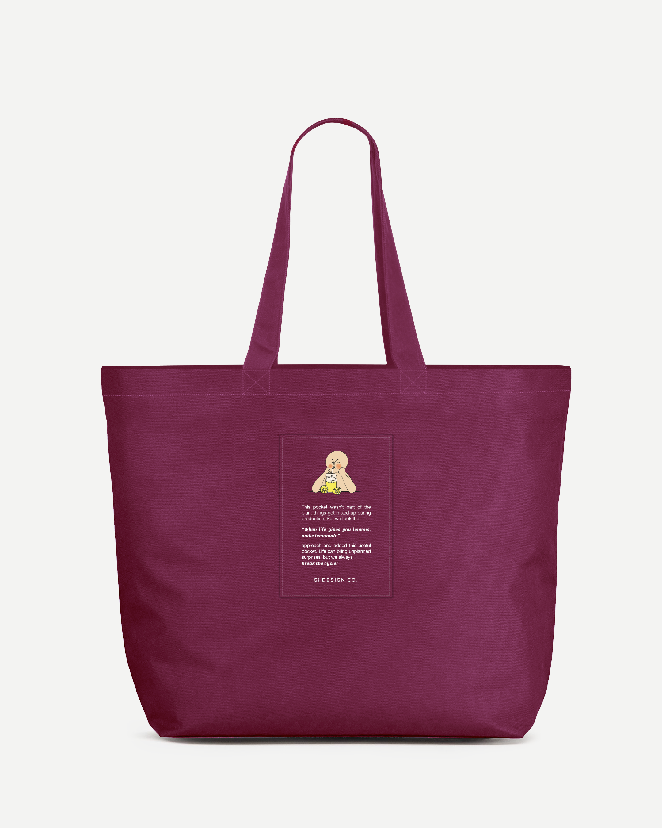 Yota XXL Tote Bag - Bordo (Sezon Sonu)