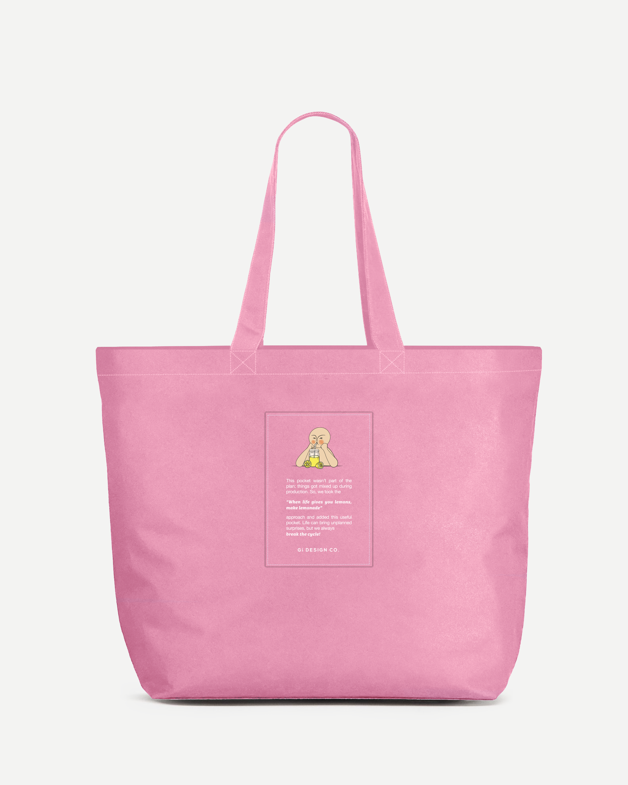 Yota XXL Tote Bag - Pembe (Sezon Sonu)