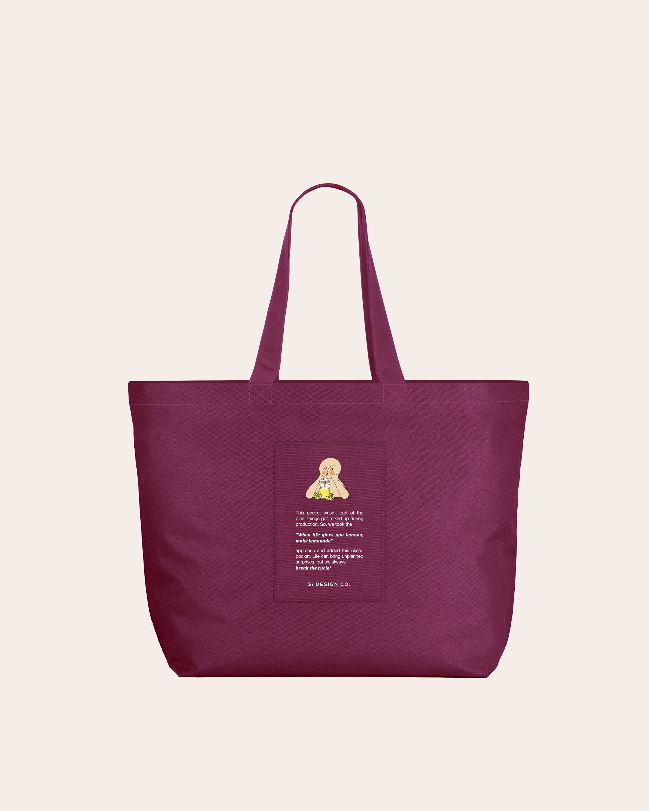 Yota Medium Tote Bag - Bordo