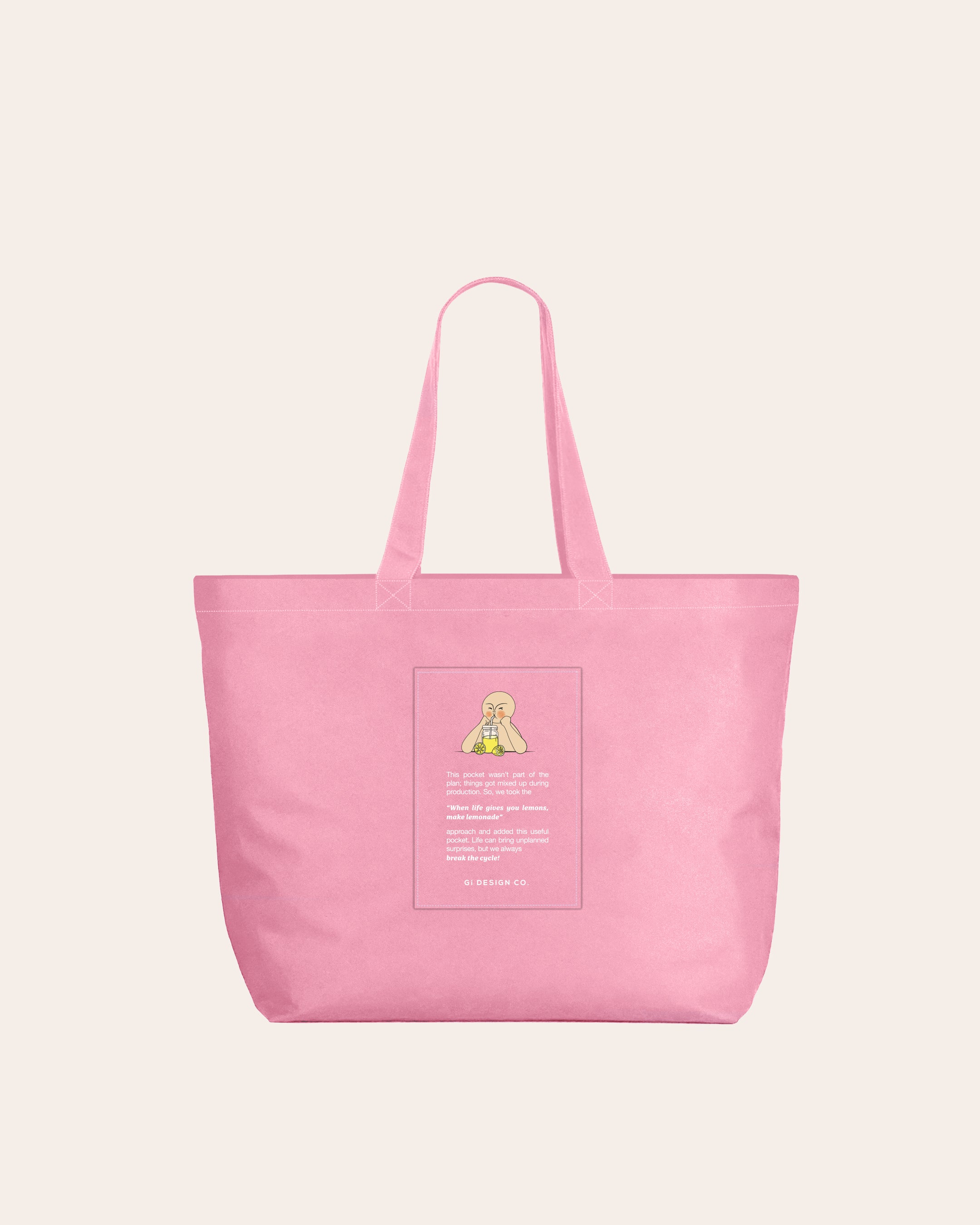 Yota Medium Tote Bag - Pembe