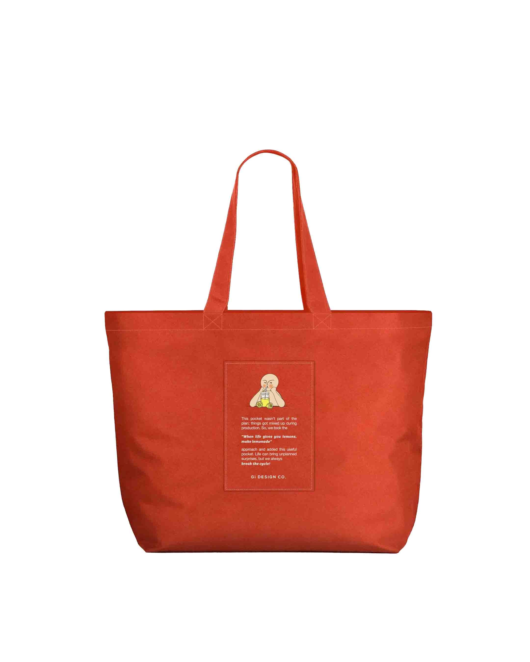 Yota Medium Tote Bag - Turuncu