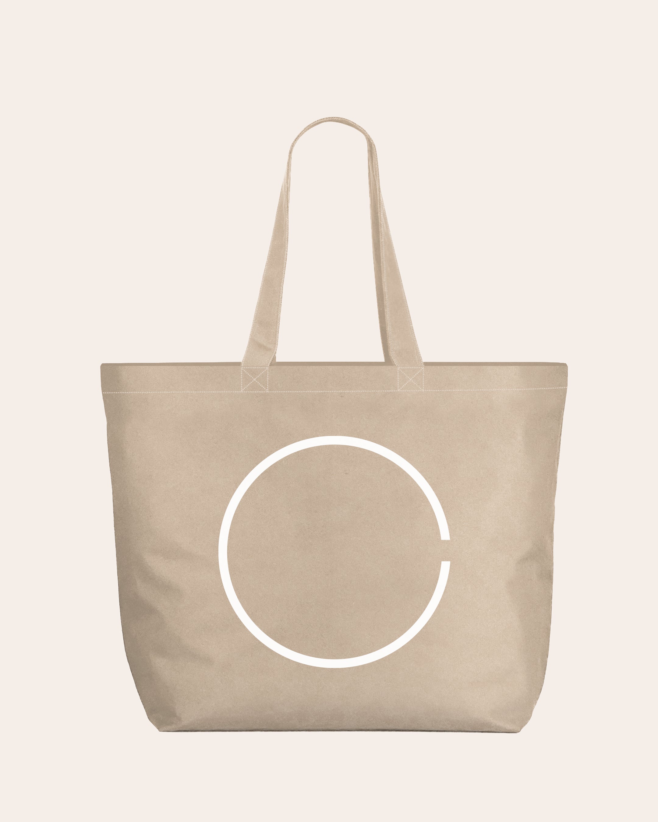 Yota XXL Tote Bag - Krem