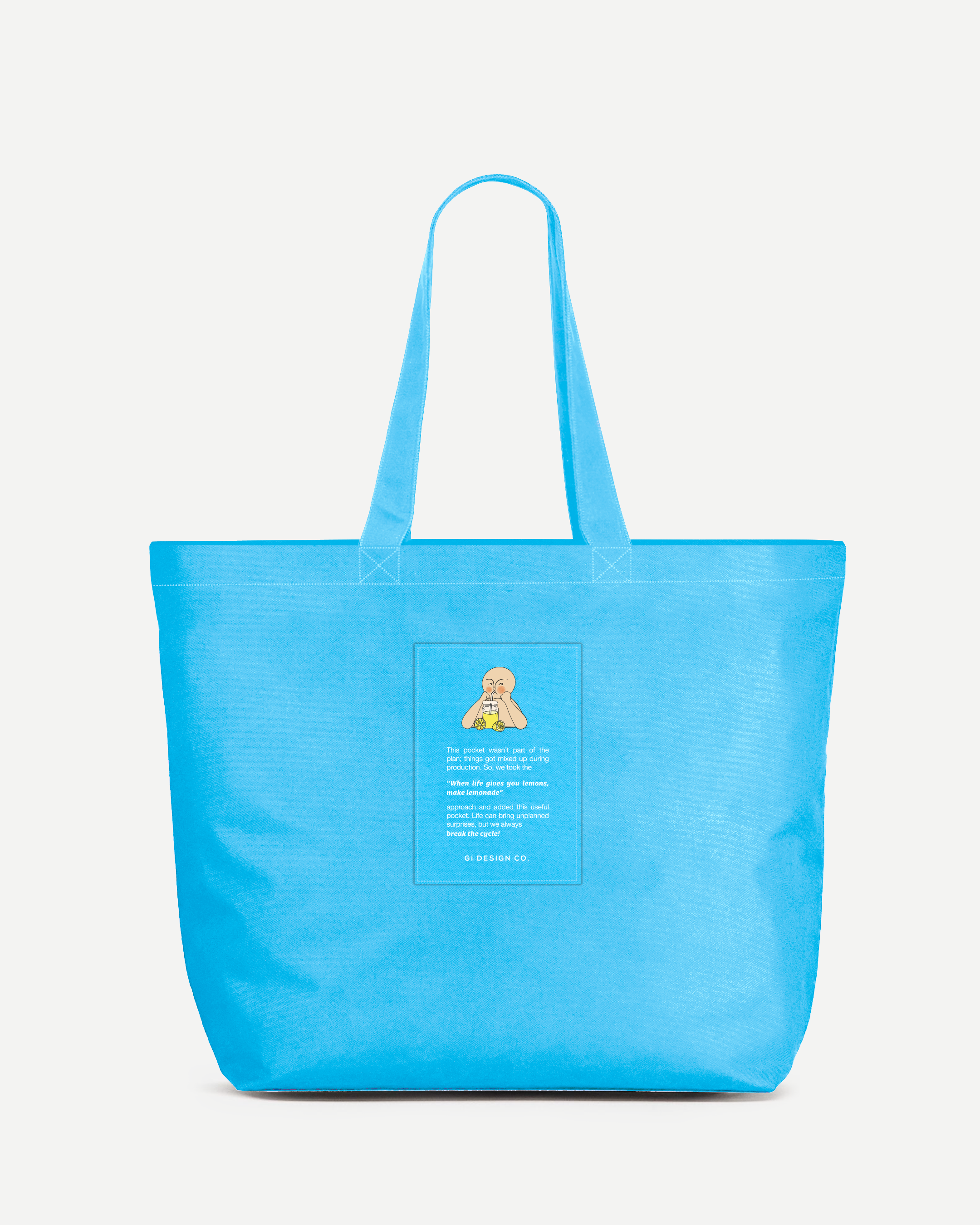 Yota XXL Tote Bag - Bebe Mavi